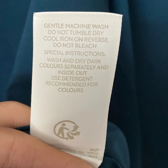 NWOT Boden Size 6 Dark Teal Green Flowy Boho Sleeve Top - Picture 6 of 8